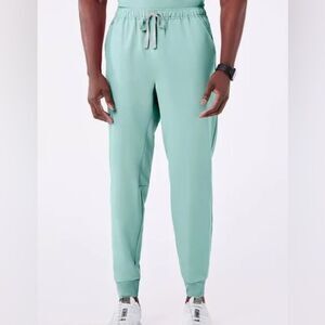 Figs Men’s Tansen Jogger Scrub Pants Teal Blue Green